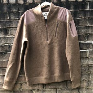 Rare Duxbak North Wind Field Wool Sweater